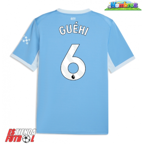 Manchester City Marc Guehi #6 Primera Equipación 2026-27 Manga Corta
